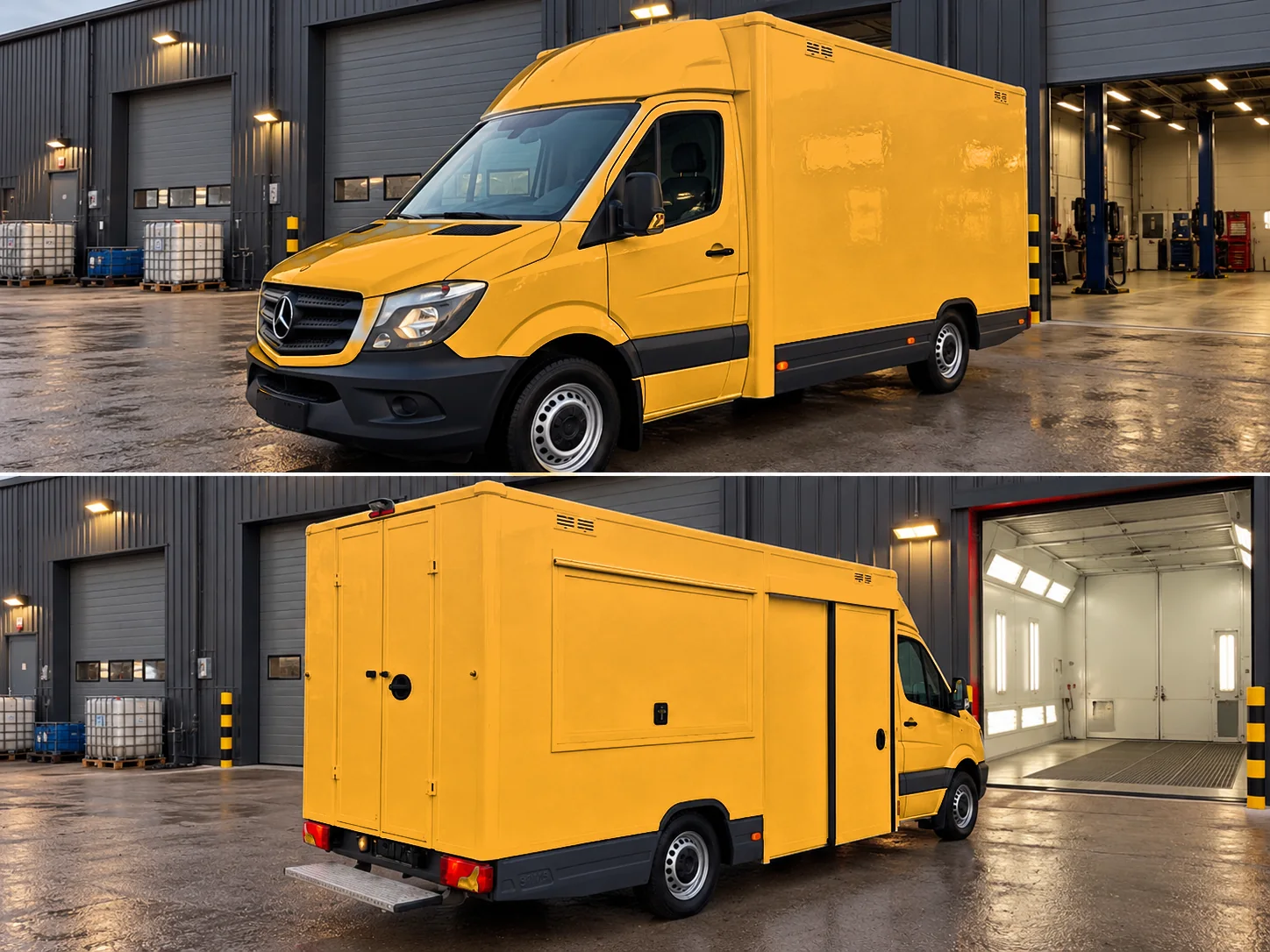 Mercedes Sprinter 2014-2016 year RAL 1003