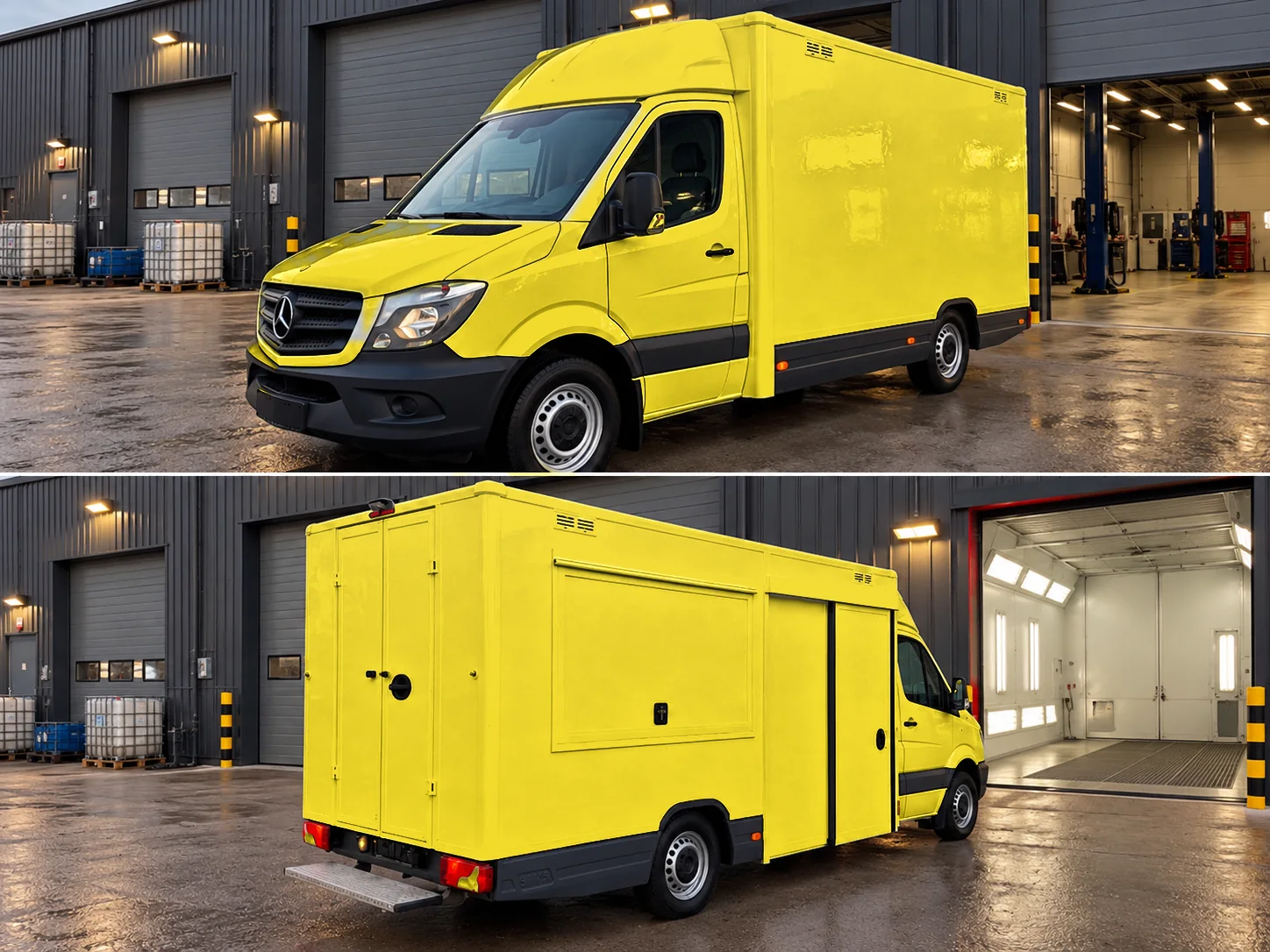 Mercedes Sprinter 2014-2016 year RAL 1021