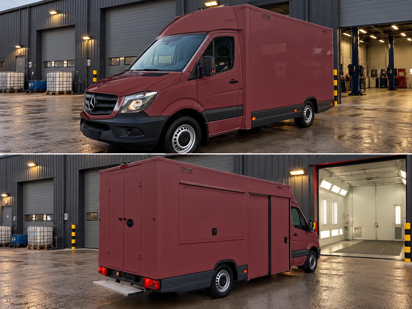 Mercedes Sprinter 2014-2016 year RAL 3004