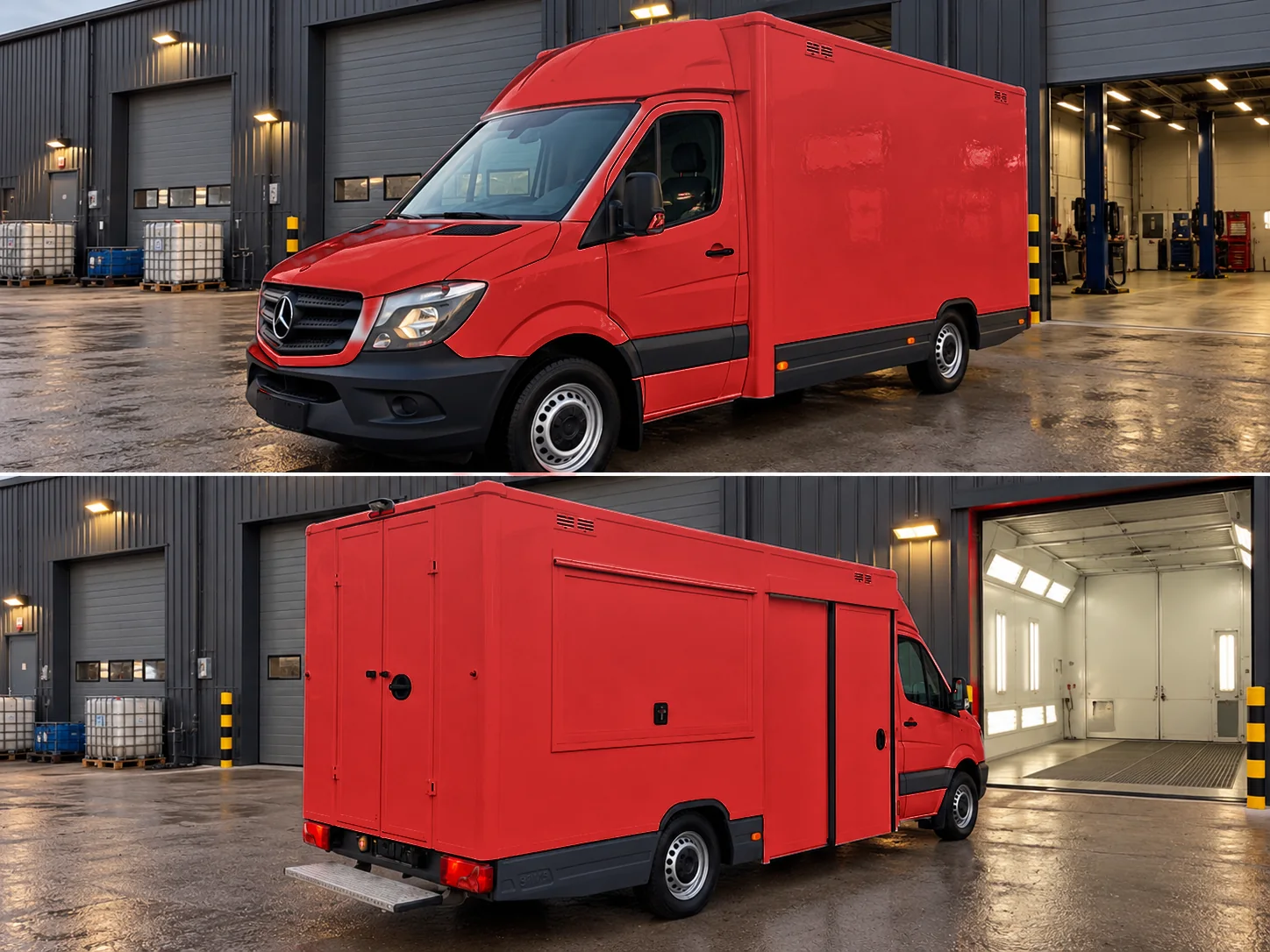 Mercedes Sprinter 2014-2016 year RAL 3020