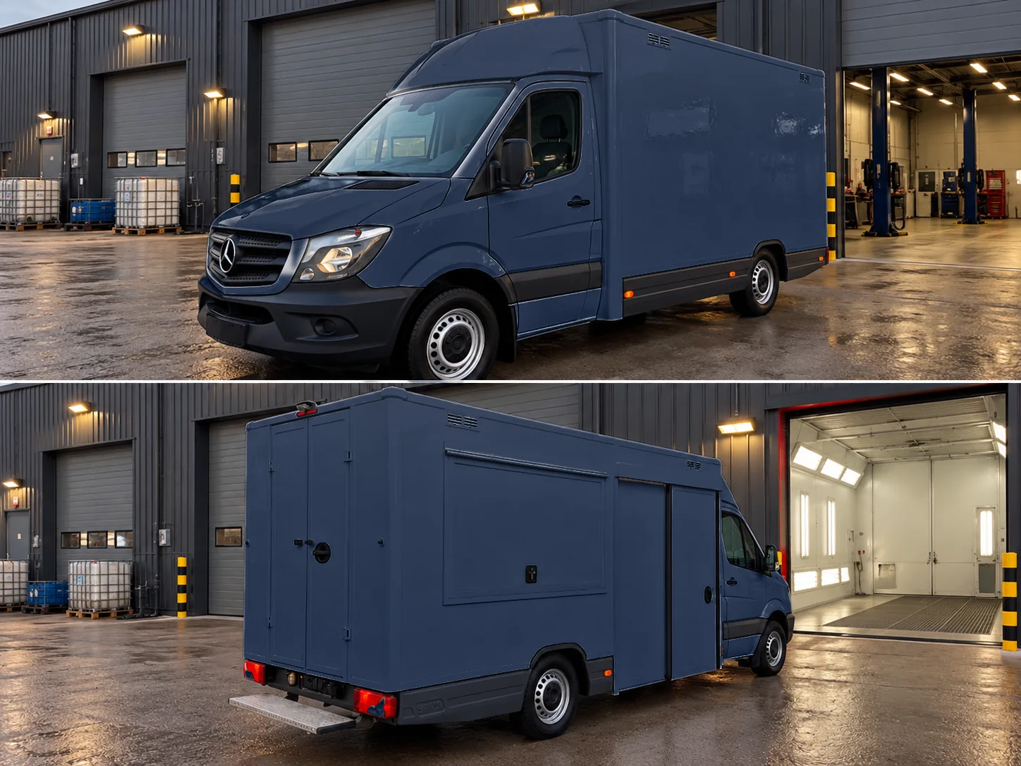Mercedes Sprinter 2014-2016 year RAL 5010