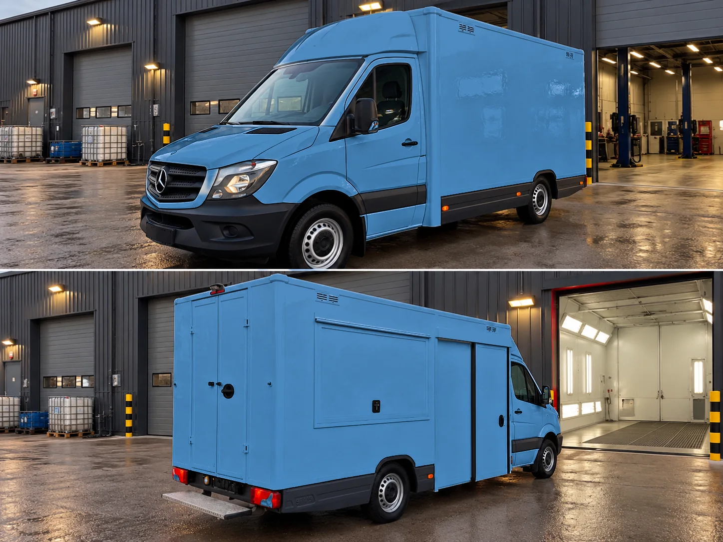 Mercedes Sprinter 2014-2016 year RAL 5012