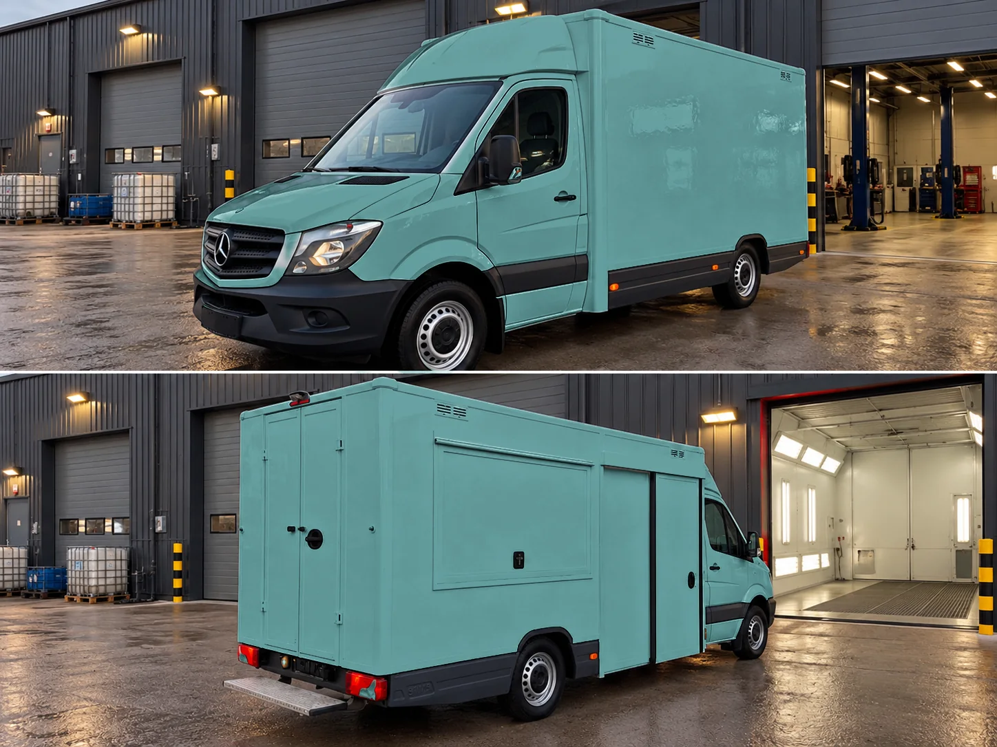 Mercedes Sprinter 2014-2016 year RAL 5024