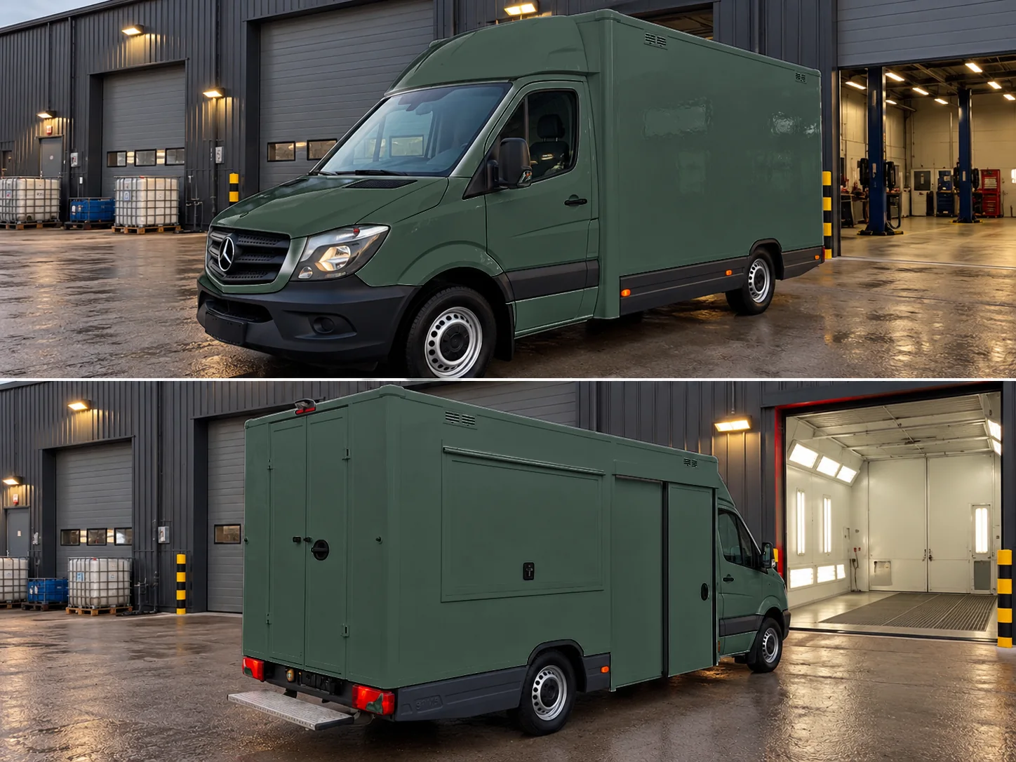 Mercedes Sprinter 2014-2016 year RAL 6005