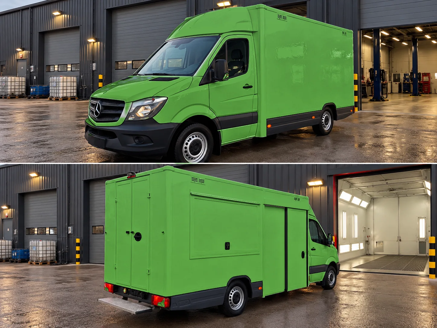 Mercedes Sprinter 2014-2016 year RAL 6018