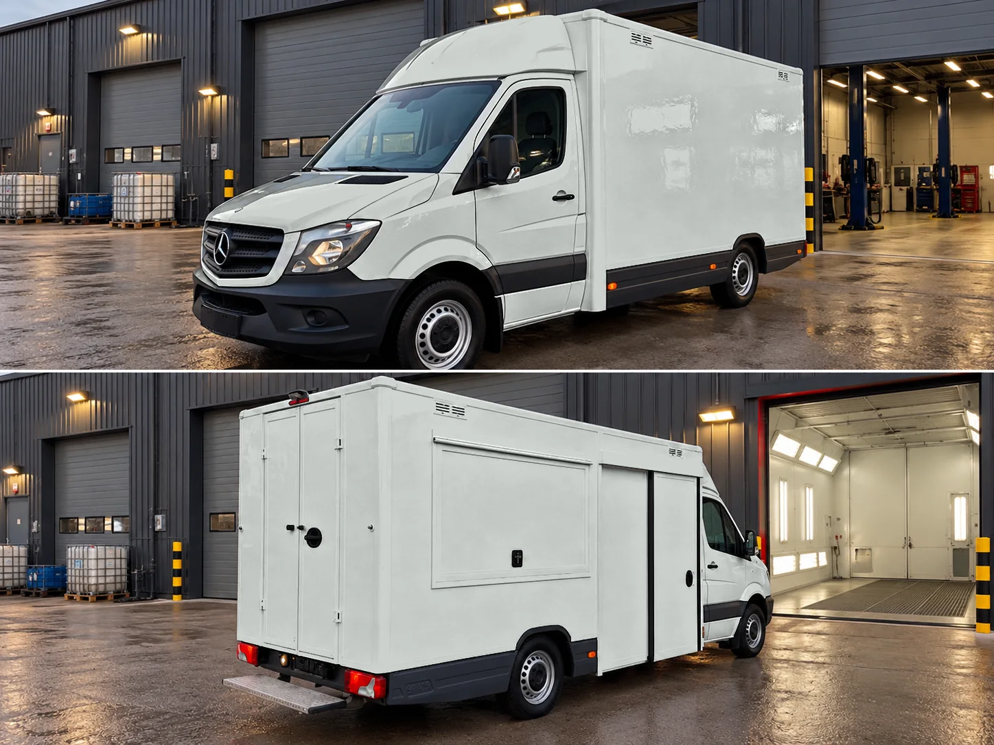 Mercedes Sprinter 2014-2016 year RAL 7035