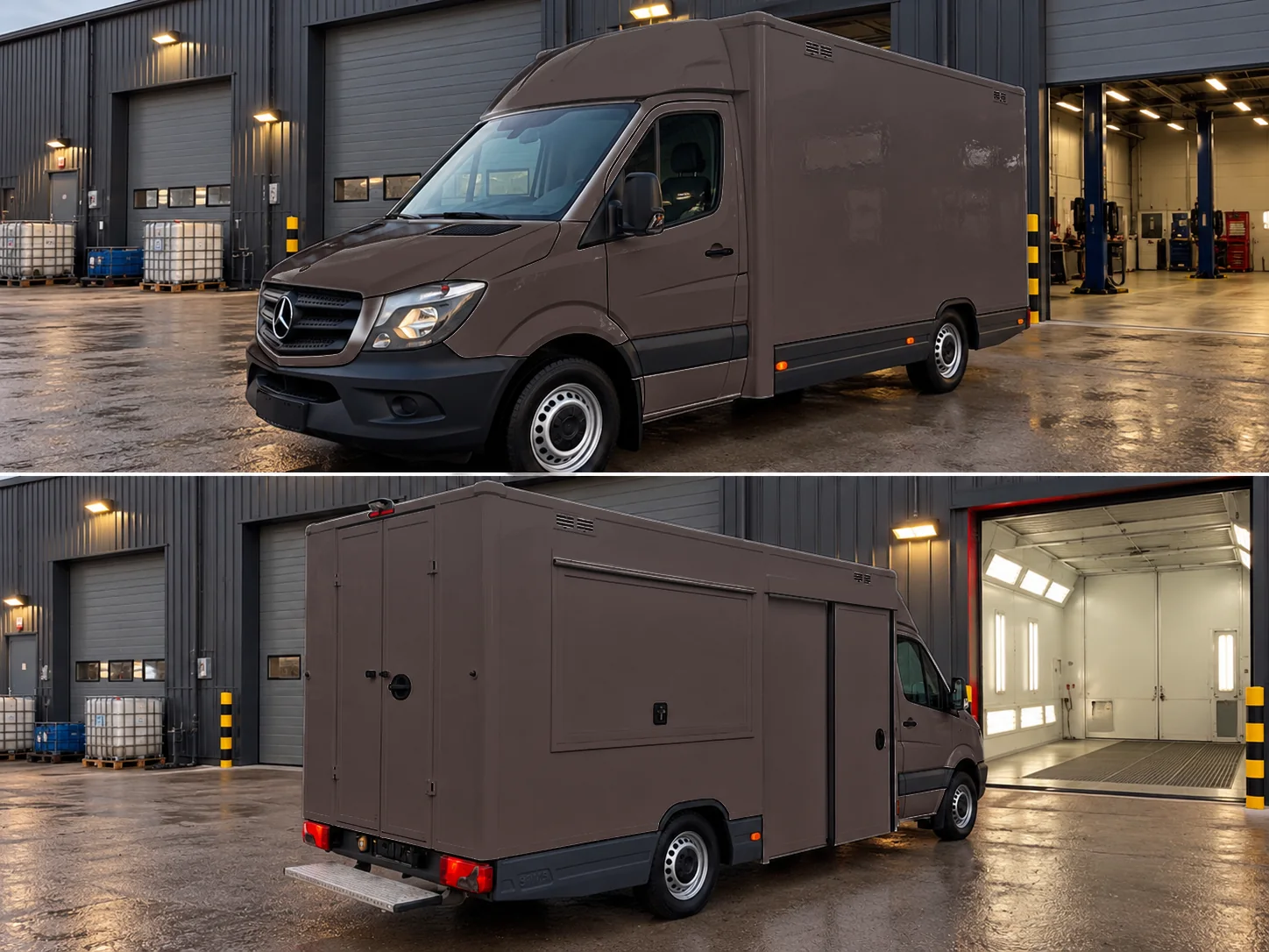 Mercedes Sprinter 2014-2016 year RAL 8017