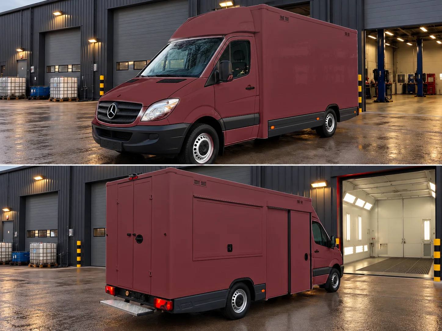 Mercedes Sprinter 2011-2013 year RAL 3004