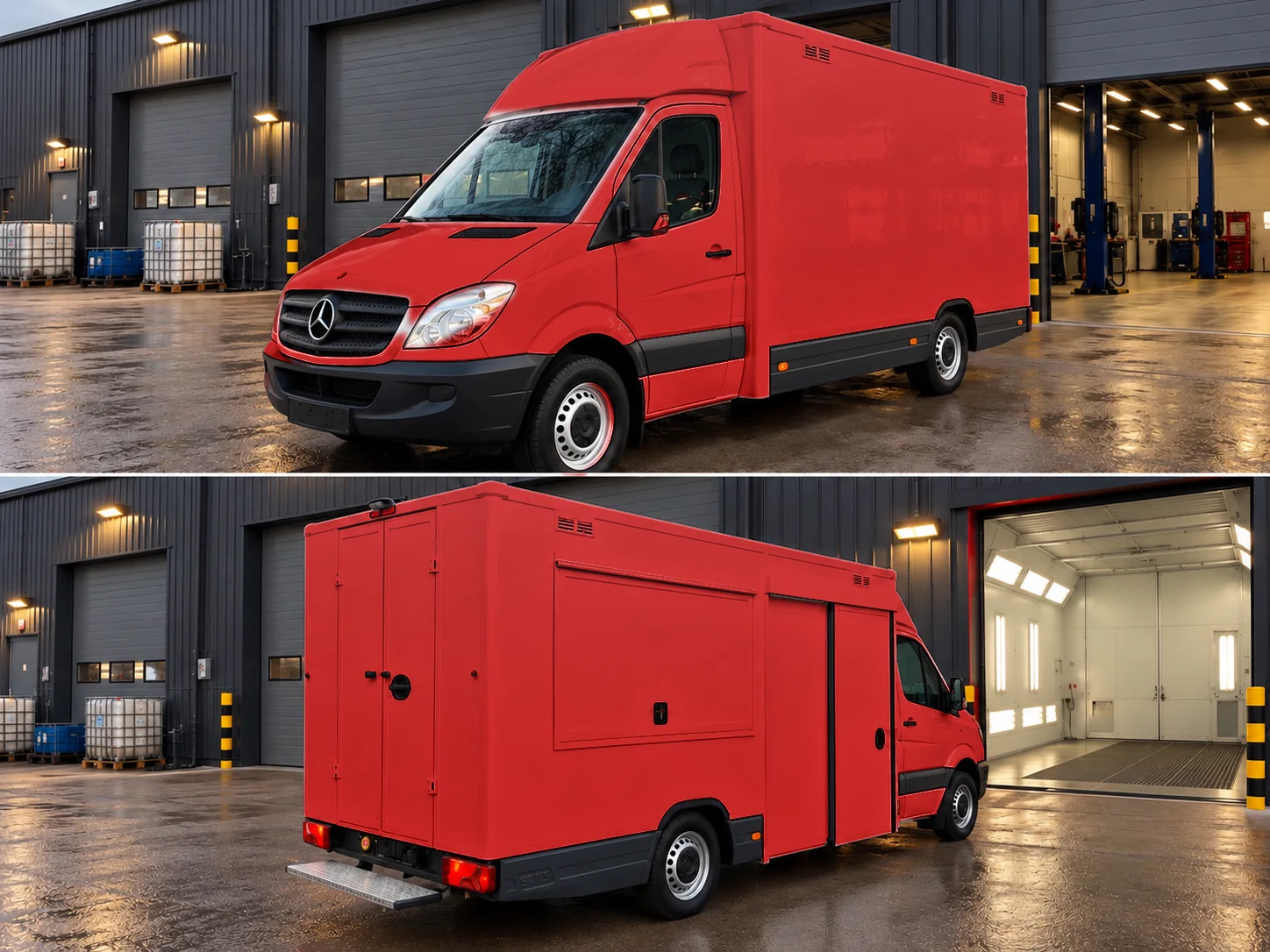 Mercedes Sprinter 2011-2013 year RAL 3020