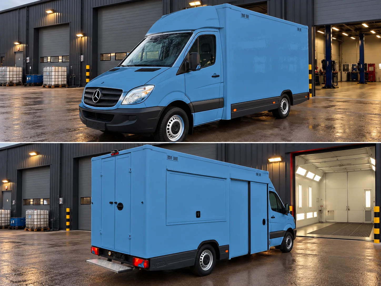 Mercedes Sprinter 2011-2013 year RAL 5012