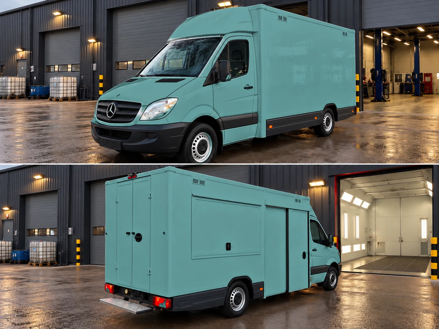 Mercedes Sprinter 2011-2013 year RAL 5024