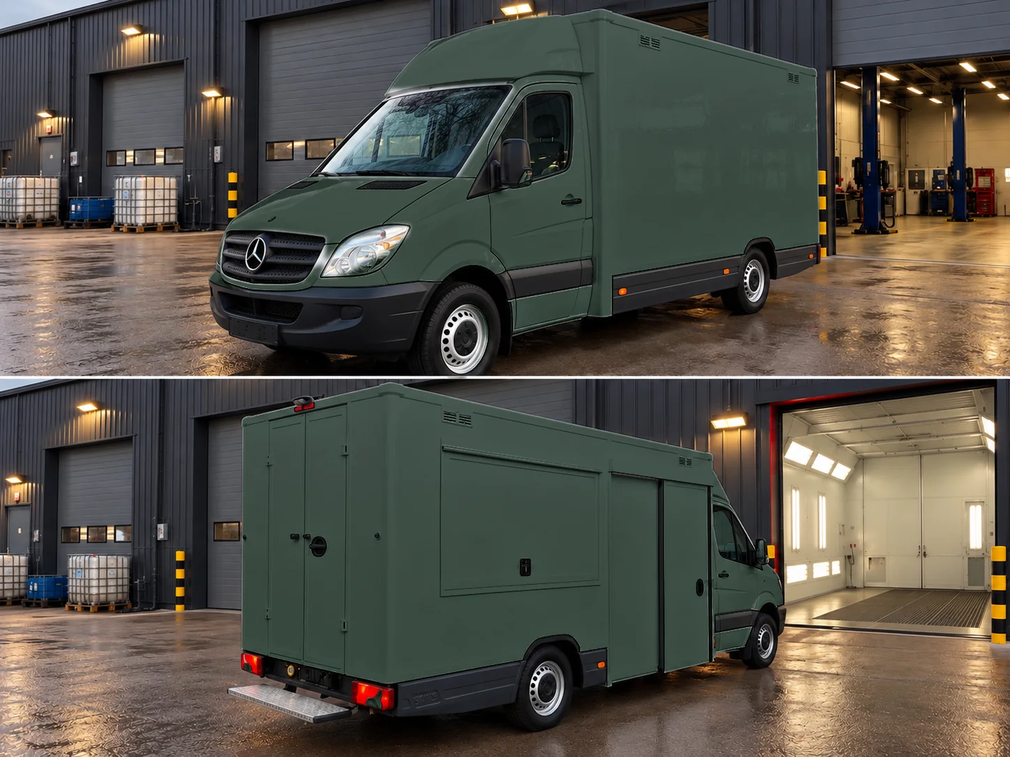 Mercedes Sprinter 2011-2013 year RAL 6005