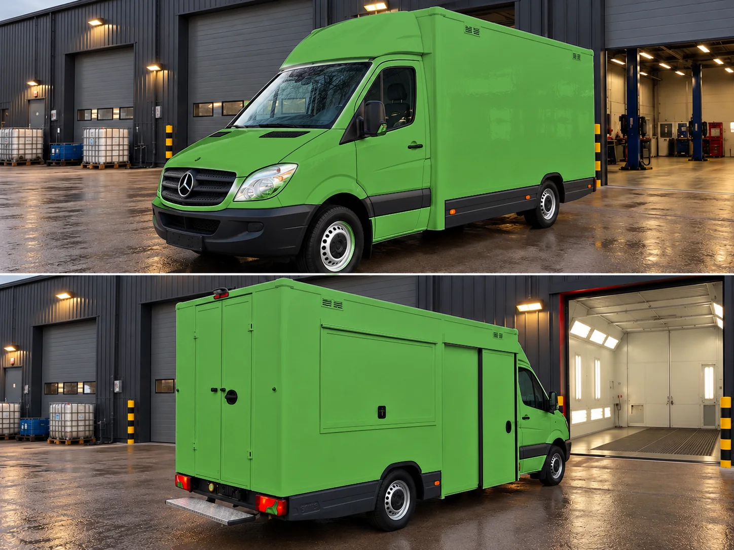 Mercedes Sprinter 2011-2013 year RAL 6018