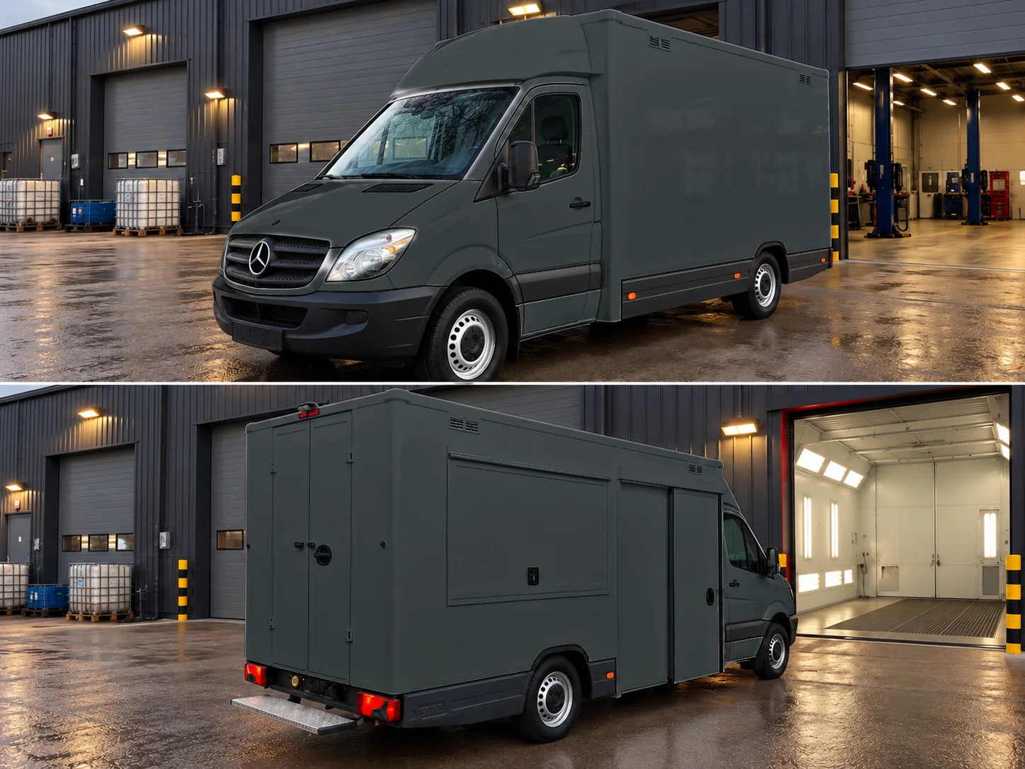 Mercedes Sprinter 2011-2013 year RAL 7016