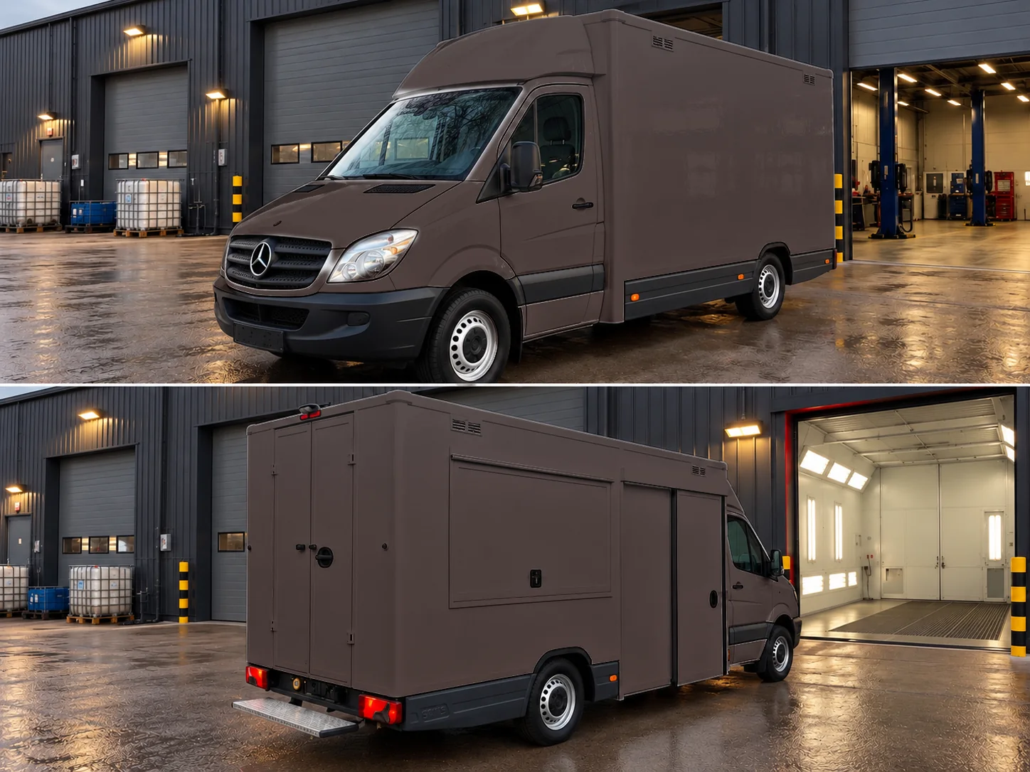 Mercedes Sprinter 2011-2013 year RAL 8017